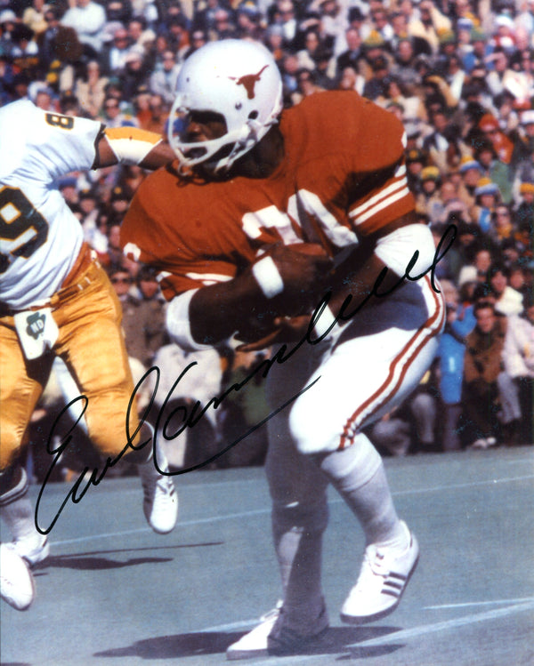 Earl Campbell Autographed 8x10 Football Photo