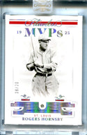 Rogers Hornsby 2021 Panini Flawless MVPS Diamond Card #65 /20