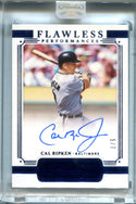 Cal Ripken 2021 Panini Flawless Performances #FPCR Autographed Card /7