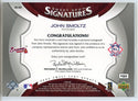 John Smoltz Autographed 2006 Upper Deck Sweet Spot Signatures Card #SS-SM
