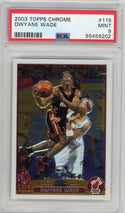 Dwyane Wade 2003 Topps Chrome #115 (PSA Mint 9) Card