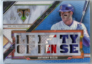 Anthony Rizzo 2021 Topps Triple Threads Lefty Offense #TTRIZ3 Card /3