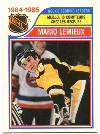 Mario Lemieux Rookie Scoring Leaders 1984/85 O-Pee-Chee