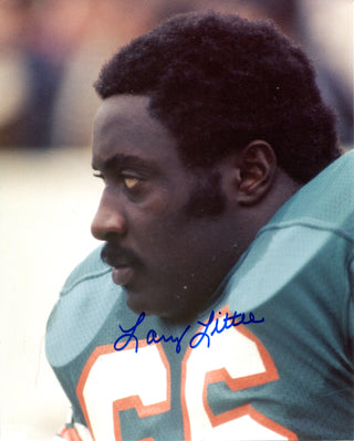 Larry Little Autographed 8x10 Photo