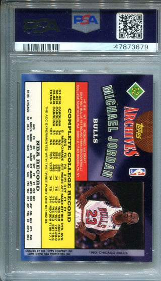 Michael Jordan 1992 Topps Archives #52 (PSA Mint 9) Card