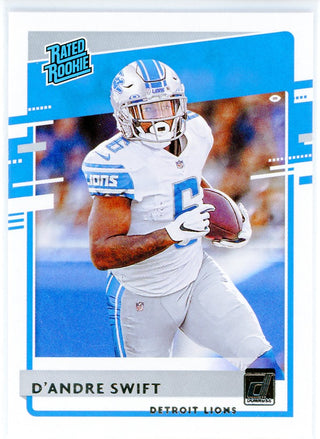 D'Andre Swift 2020 Panini Donruss Rated Rookie Card #309