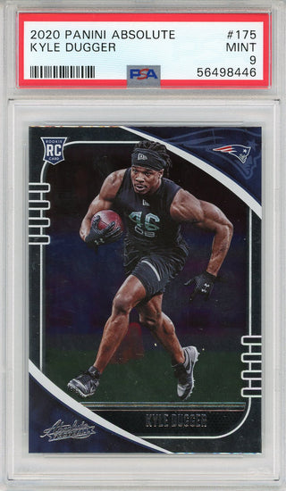 Kyle Dugger 2020 Panini Absolute Rookie Card #175 (PSA)