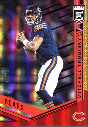 Mitchell Trubisky 2018 Panini Donruss Elite Card
