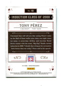 Tony Perez 2015 Panini Cooperstown Induction #18 Card 14/25