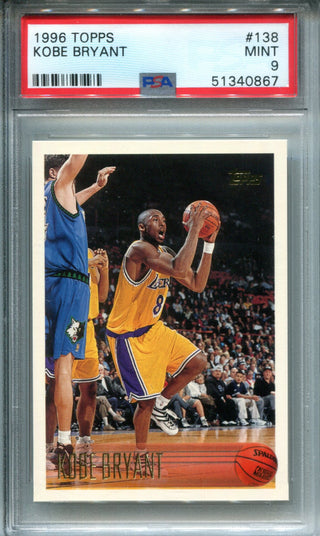Kobe Bryant 1996-97 Topps Rookie Card (PSA)