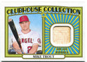 Mike Trout Clubhouse Collection Topps Heritage Bat Card