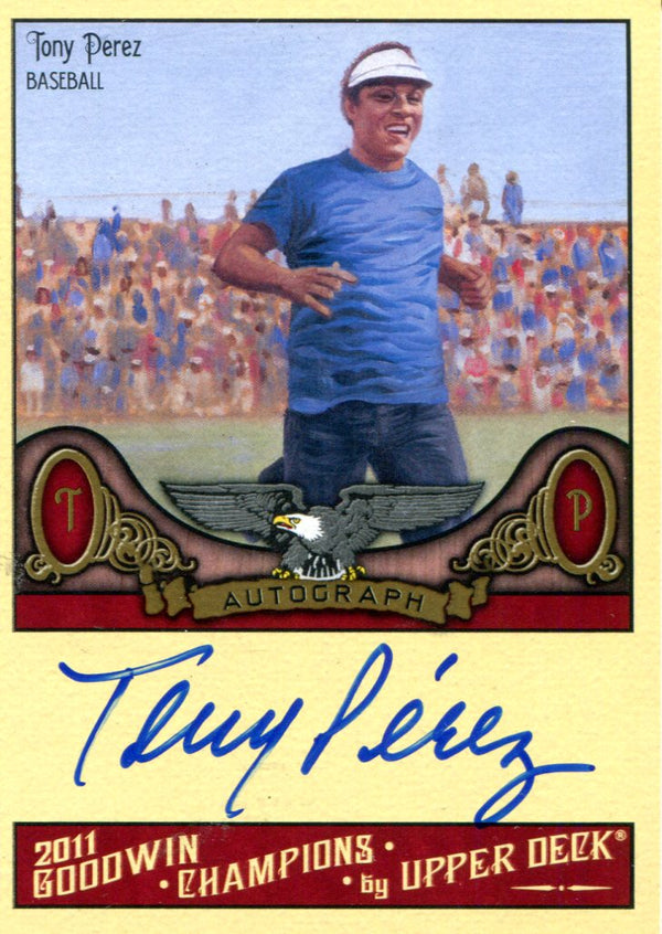 Tony Perez Autographed Upper Deck Card
