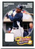 Carl Crawford Upper Deck Baseball Heroes Jersey Card 008/125