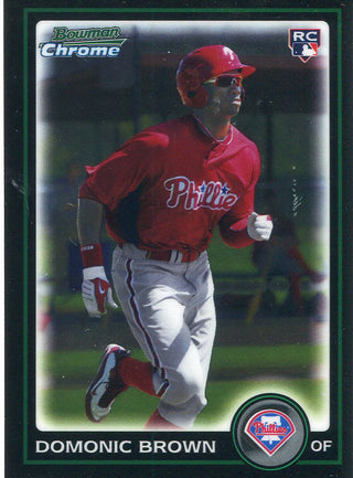 Domonic Brown Unsigned 2013 Bowman Chrome Rookie Card