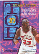 Skybox Fleer Michael Jordan Top 10 All Time Rookie Team 1995