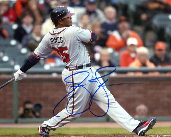 Andruw Jones Autographed 8x10 Baseball Photo