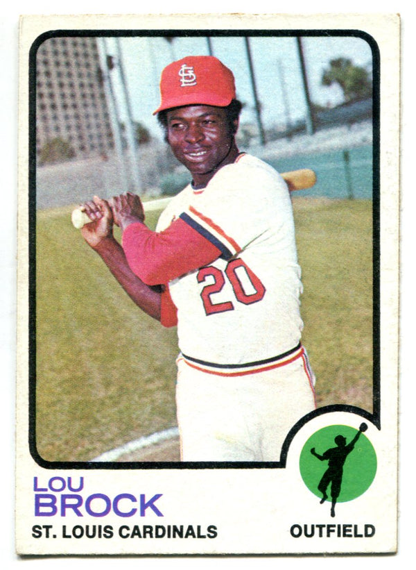 MLB Lou Brock Signed Trading Cards, Collectible Lou Brock Signed Trading  Cards