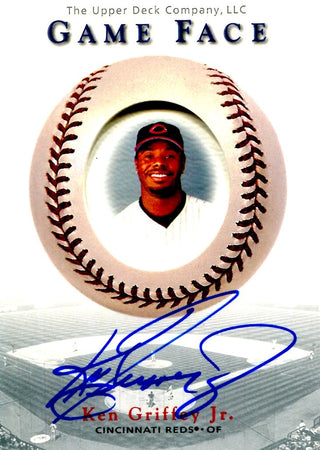 Ken Griffey Jr. 2003 Upper Deck Game Face Autographed Card