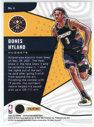 Bones Hyland 2021-22 Panini Revolution Rookie Card #6