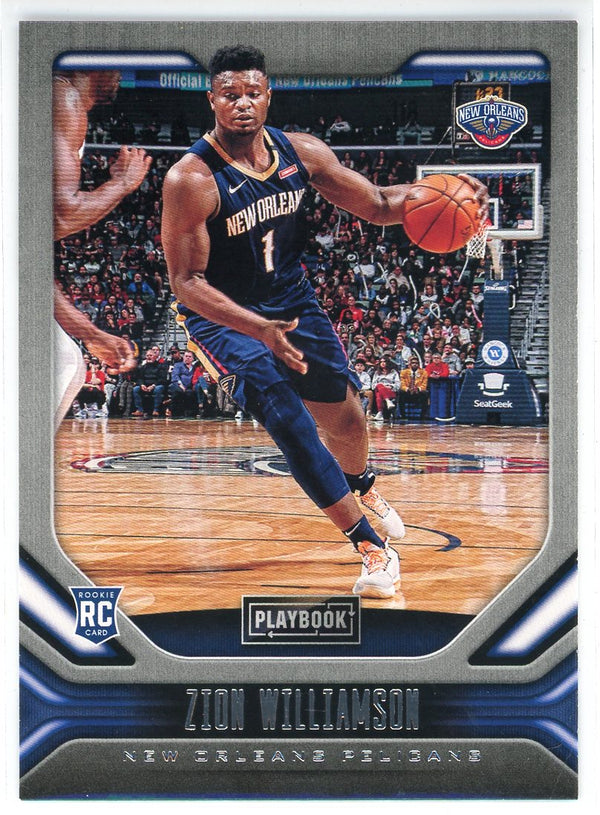 Zion Williamson 2019-20 Panini Chronicles Playbook Rookie Card #169