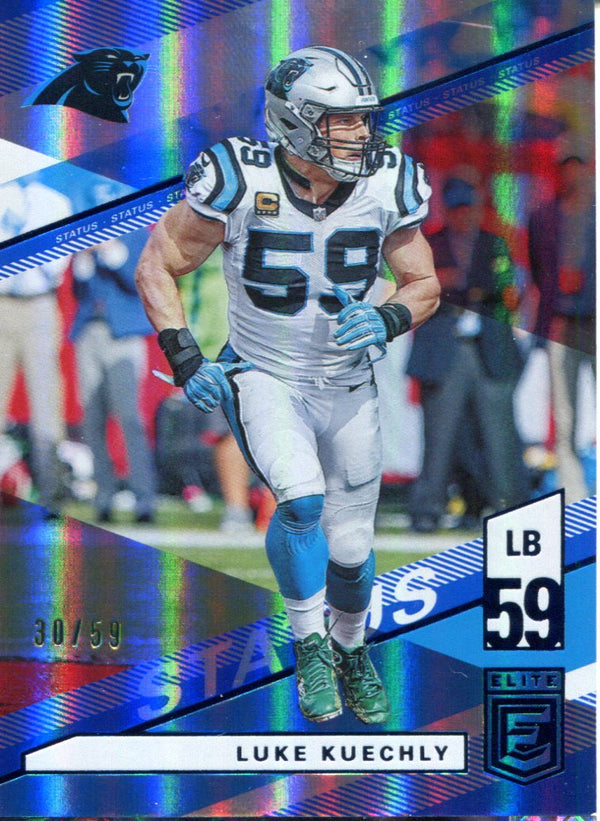 Luke Kuechly 2019 Panini Donruss Elite Status Insert Card