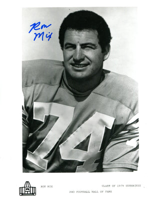 Ron MIx Autographed 8x10 Photo