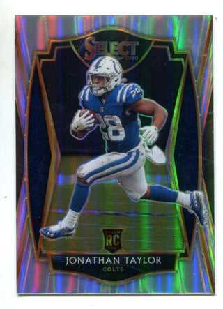 Jonathan Taylor 2020 Panini Select Silver Premier Level #153 RC