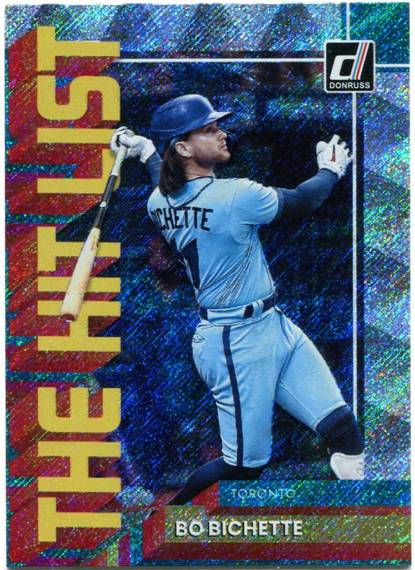 Bo Bichette Panini Donruss "The Hit List" 2022