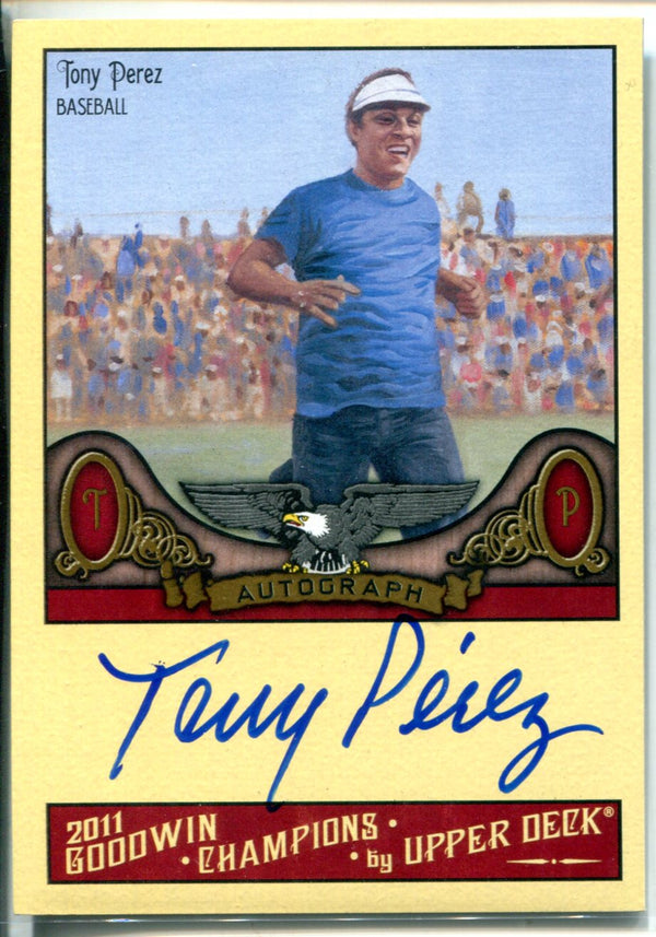 Tony Perez Autographed Upper Deck Card