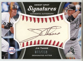 Jim Thome Autographed 2008 Upper Deck Sweet Spot Signatures Card #S-JT