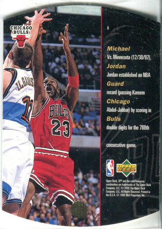 Michael Jordan 1998 Upper Deck Hologram Card