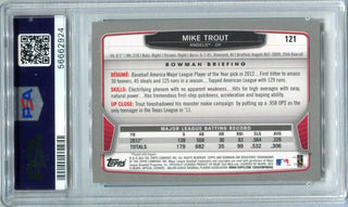 Mike Trout 2013 Bowman #121 PSA NM 7 Card