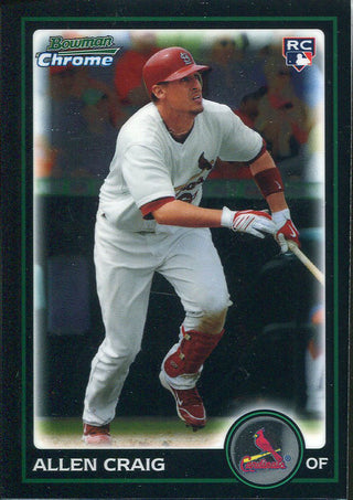Allen Craig Unsigned 2010 Bowman Chrome Rookie Card