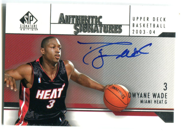 Dwyane Wade 2003-04 Upper Deck Authentic Signatures #AS-DY