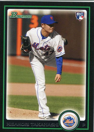 Hisanori Takahashi Unsigned 2010 Bowman Rookie Card