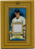 AJ Burnett Topps 205 Jersey Card 2003