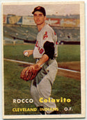 Rocky Colavito 1957 Topps Rookie Card #212