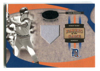 Alan Trammell 2005 Leaf Certified Fabric of The Game Materials #FG-2 42/100