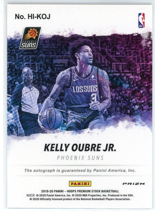 Kelly Oubre Jr. Autographed 2020-21 Panini Hoops Premium Stock Prizm Card #HI-KOJ