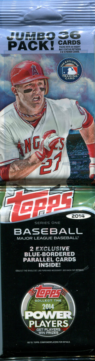2014 Topps Series One Baseball Jumbo Pack 36 cards