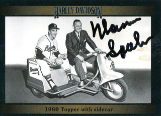 Warren Spahn Autographed 1992 Card