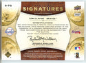 Tom Glavine Autographed 2009 Upper Deck Sweet Spot Signatures Card #S-TG