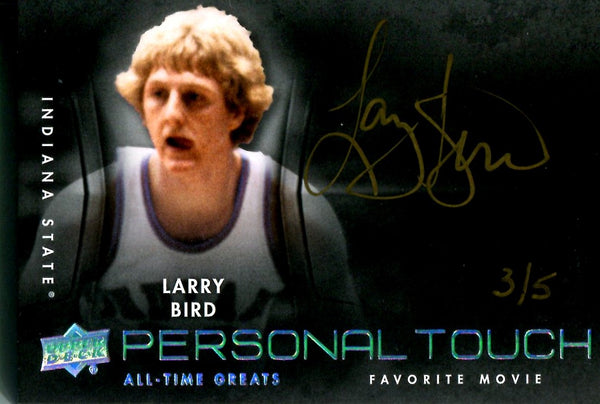 larry bird autograph card
