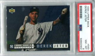 Derek Jeter 1994 Upper Deck #550 PSA Mint 8 Card