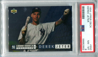 Derek Jeter 1994 Upper Deck #550 PSA Near Mint 8 Card