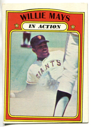 Willie Mays 1972 Topps Card #50