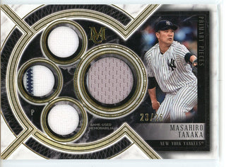 Masahiro Tanaka 2018 Topps Museum Collection Primary Pieces Card #SPQR-MTA