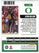 Jevon Holland Autographed 2021 Panini Contenders College Ticket Rookie Card #160