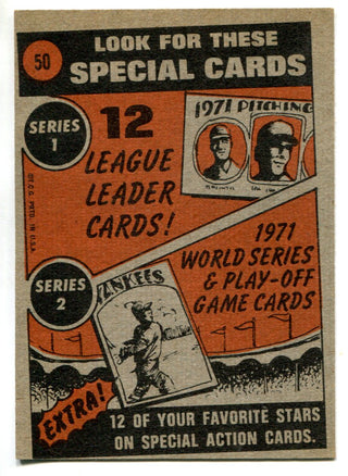 Willie Mays 1972 Topps Card #50