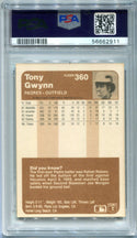 Tony Gwynn 1983 Fleer #360 PSA NM-MT 8 Card